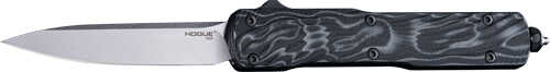 Hogue 34879 Counterstrike 3.35" OTF Drop Point Plain Stone Tumbled CPM 20V SS Blade, G-Mascus Black Aluminum/G10 Handle