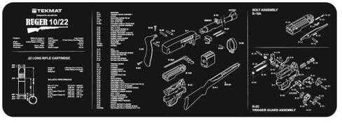 TEKMAT Armorers Bench Mat 12"X36" Ruger 10/22-img-0