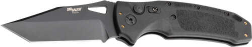 Click to see larger image. Hogue K320A Nitron 3.5" Auto Folder Tanto Blade Poly FRM Bl