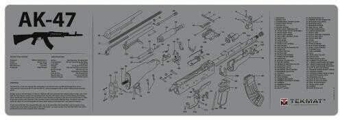 Armorers Bench Mat 12x36-Inches AK-47 Grey Md: 36AK47GY