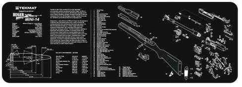 TEKMAT Armorers Bench Mat 12"X36" Ruger Mini-14-img-0