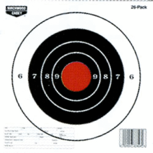 Birchwood Casey B/C Target EZE-SCORER Paper 8" BULL'S-Eye 26 Targets