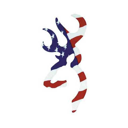 Browning Buckmark Decal - Red/White/Blue