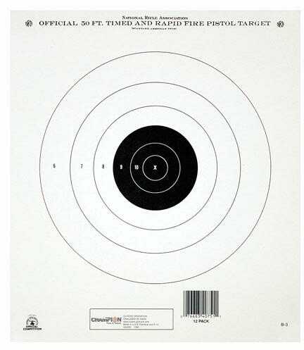 Champion Traps and Targets TGT Paper 10.5"X12" 50FT. TIMED Rapid Fire 12Pk