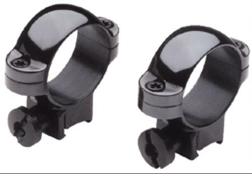 Burris Rings 3/8" Dovetail 1" Medium Steel Polished Black-img-0