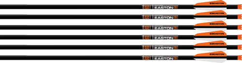 EASTON XBOW Bolt 9MM Carbon 20" W/3" VANES Half Moon 6-Pk