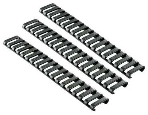 Ergo Grip Rail Cover Ladder Picatinny Black 3Pk