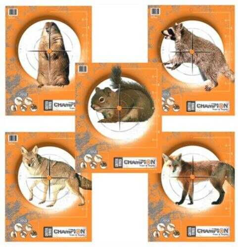 Champion Traps and Targets Critter Series Paper 2Ea. Of 5 ANIMALS 10-Pk.