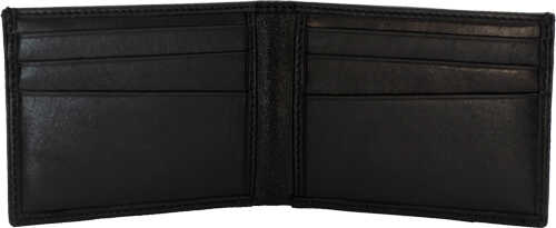 CAMELEON S&W MEN'S Front POCKT Bi-Fold Wallet Black