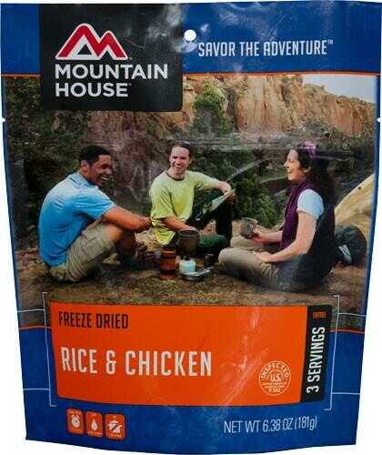 Mountain House Rice & Chicken 3-1 Cup SERVINGS ENTREE