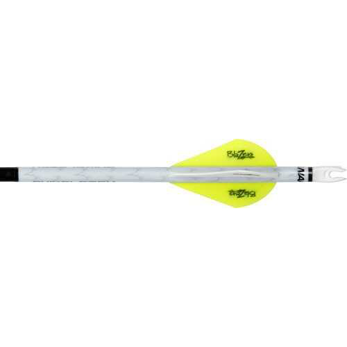 New Archery Nap QUICKFLETCH W/2" Blazer VANES White/Yellow/Yellow 6Pk