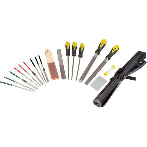 File Set Professional Gunsmithing With Storage Pouch, 18 Pieces Md: 710908