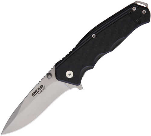 Bear Edge G10 Sideliner 3.38" With Clip Black Hand-img-0