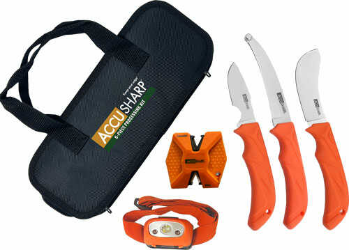 Accusharp 6-piece Processing Kit W/sharpener & Hea-img-0