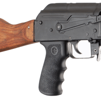 Hogue Grips Overmolded Rifle Fits AK-47/AK-74 Finger Grooves Rubber Black 74000