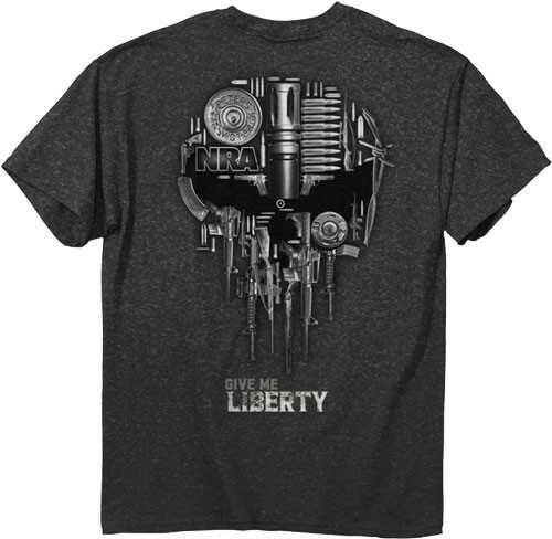 Buck Wear Inc. T-Shirt NRA Liberty DK Heather S-Sleeve Medium