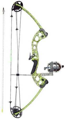 MUZZY Complete BOWFISHING Kit Compound W/XD Pro Reel Green