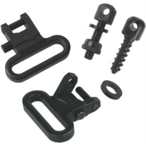 The Outdoor Connection TOC Talon 1-Inch Swivels & Screw Set, Quick Release, Steel Black Md: 79410T