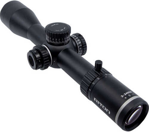 <span style="font-weight:bolder; ">Riton</span> Optics 7C324ASI23 7 Conquer Black 3-24X50mm 34mm Tube Illuminated G7 Reticle