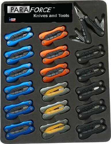 Click to see larger image. Accusharp PARAFORCE Multi Tool Counter Display 18 Per DISPLY