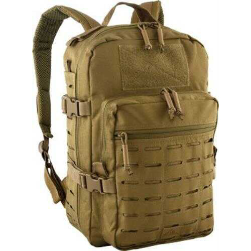 Red Rock Outdoor Gear TRANSPORTER Day Pack Coyote W/Laser-Cut MOLLE Webb