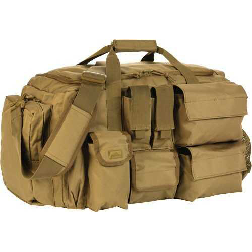 Red Rock Outdoor Gear OPERATIONS DUFFLE Bag Tan 7 External Utility Pouches