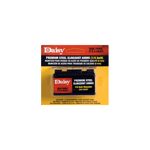Daisy Outdoor Products Slingshot AMMUNTION 1/4" Steel 250-Pack