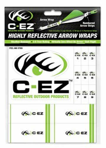 C-EZ Reflective Outdoor Products Green Arrow Wrap Kit W/2 Logo DECALS