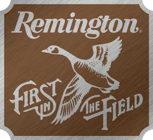 Open Road Brands BURNISHED EMB Tin Sign Remington First In Fd