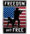 Open Road Brands Emb Tin Sign Freedom Isnt 10"x14"