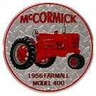 Open Road Brands Emb Tin Sign Mccormick Tractor Rnd 12"x12"
