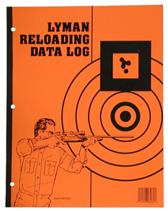 Lyman Reloaders Data Log
