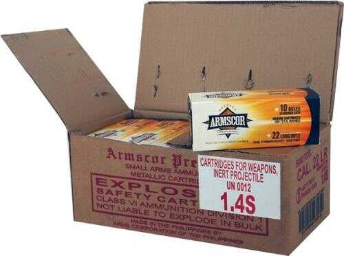 22 Long Rifle 5000 Rounds Ammunition Armscor Precision Inc 40 Grain Lead Nose