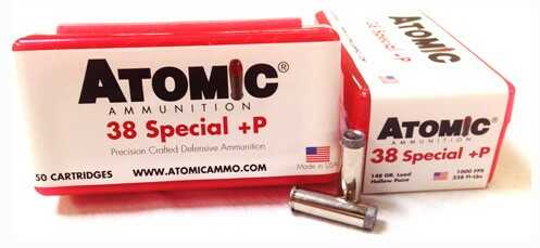38 <span style="font-weight:bolder; ">Special</span> 50 Rounds Ammunition Atomic 148 Grain Lead