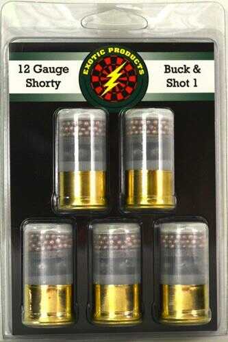 12 Gauge 5 Rounds Ammunition Exotic Products Shotgun Ammo 1 3/4" N/a Lead #1 & 7 1/2
