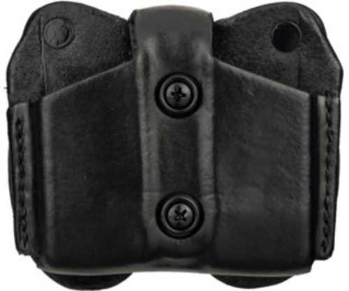 DESANTIS Double Mag Pouch OWB Leather for Glock 42 Black