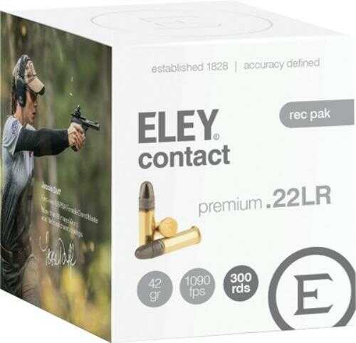 22 Long Rifle 300 Rounds Ammunition Eley Ammo 42 Grain Lead Nose