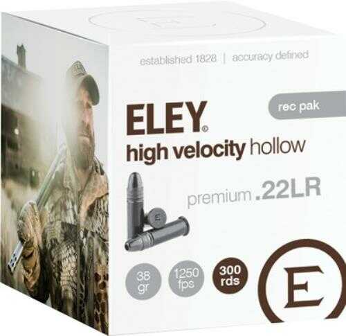 22 Long Rifle 300 Rounds Ammunition Eley Ammo 40 Grain Hollow Point