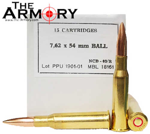 Prvi Partizan Ammunition 7.62x54r 182gr Fmj Case Lot Ammo 750 Round