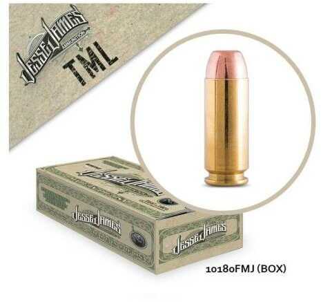 10mm 20 Rounds Ammunition Ammo Inc 180 Grain Full Metal Jacket
