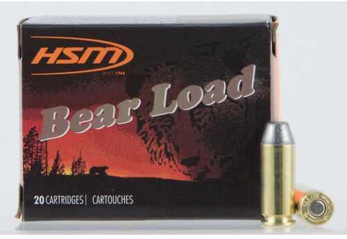 10mm 20 Rounds Ammunition HSM 200 Grain Nose Flat Point