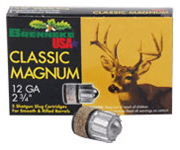 12 Gauge 5 Rounds Ammunition Brenneke 2 3/4" 1 1/8 oz Slug #Slug
