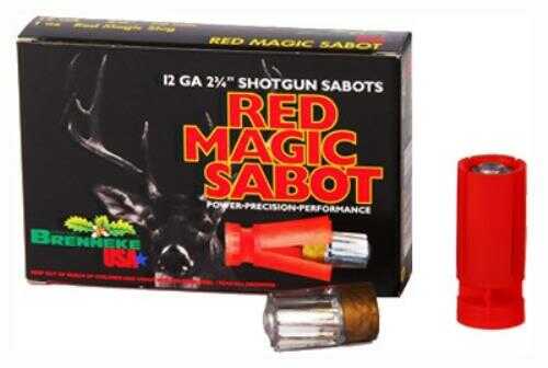 12 Gauge 5 Rounds Ammunition Brenneke 2 3/4" oz Sabot Slug #Sabot