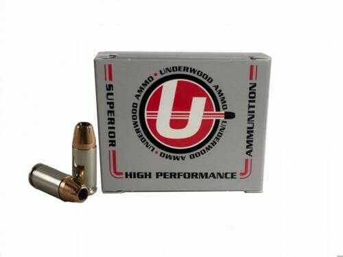 9mm Luger 20 Rounds Ammunition Underwood Ammo 124 Grain Hollow Point