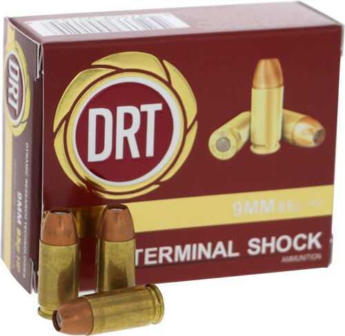9mm Luger 20 Rounds Ammunition Dynamic Research Technologies 85 Grain Jacketed Hollow Point