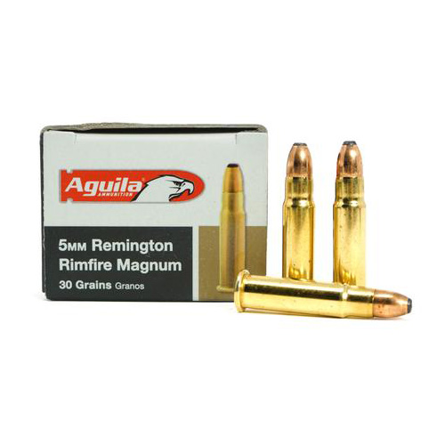 Aguila Ammo 5MM Remington Magnum 30Gr. JHP 50-Pack