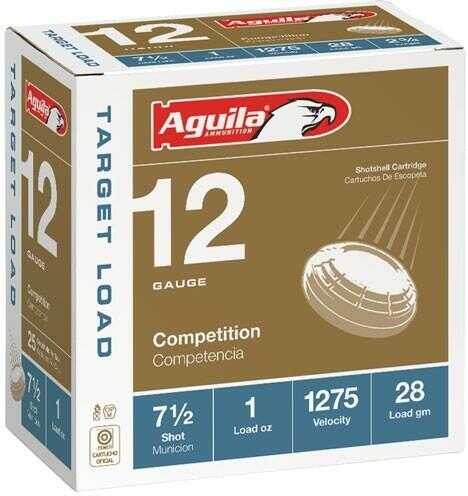 12 Gauge 25 Rounds Ammunition Aguila 2 3/4" 1 oz Target #7 1/2