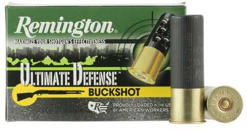 12 Gauge 5 Rounds Ammunition Remington 3" 15 Pellets Lead #00 Buck
