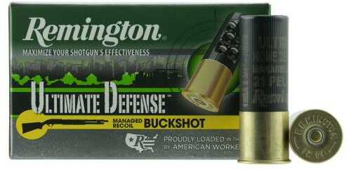 12 Gauge 5 Rounds Ammunition Remington 2 3/4" 21 Pellets Lead #4 Buck
