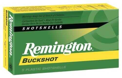 Remington Ammunition Buckshot 20 Gauge 2.75" 1220Fps. 3Bk 20-Pellets 5-Pack